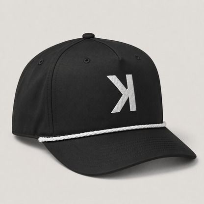 Backwards K Baseball Rope Hat