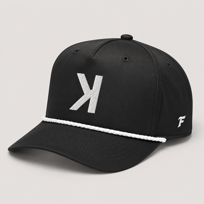 Backwards K Baseball Rope Hat