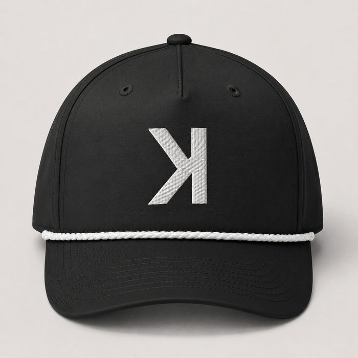 Backwards K Baseball Rope Hat
