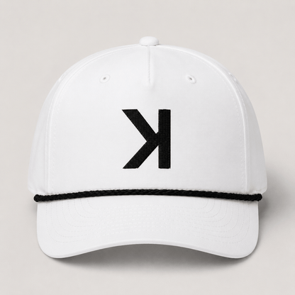 Backwards K Baseball Rope Hat