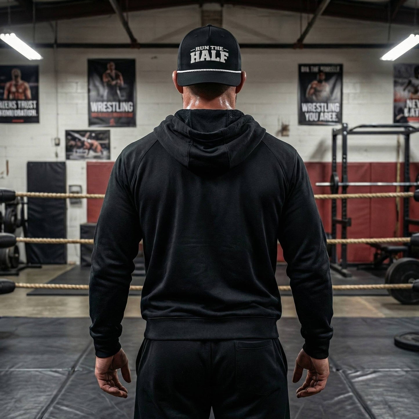 Run The Half Wrestling Hat