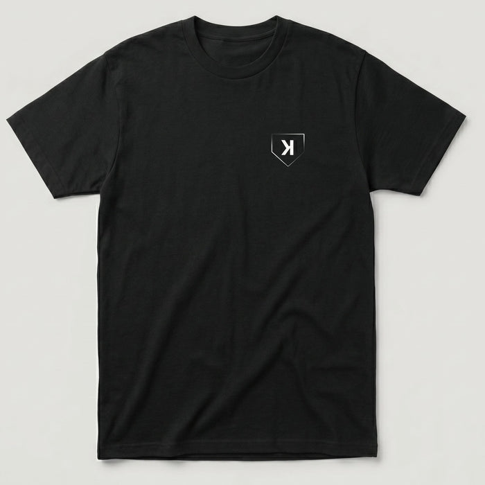 Backwards K Baseball Tee